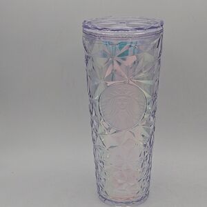 Starbucks Diamond Iridescent Tumbler Venti 24 Oz